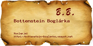 Bottenstein Boglárka névjegykártya