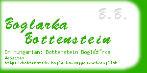 boglarka bottenstein business card